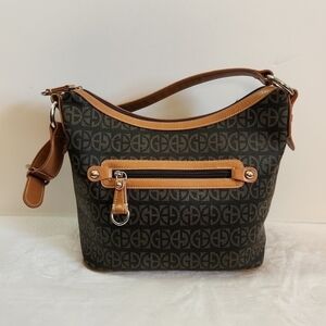 GIANI Bernini Block Signature Faux Leather Hobo Shoulder Bag Purse